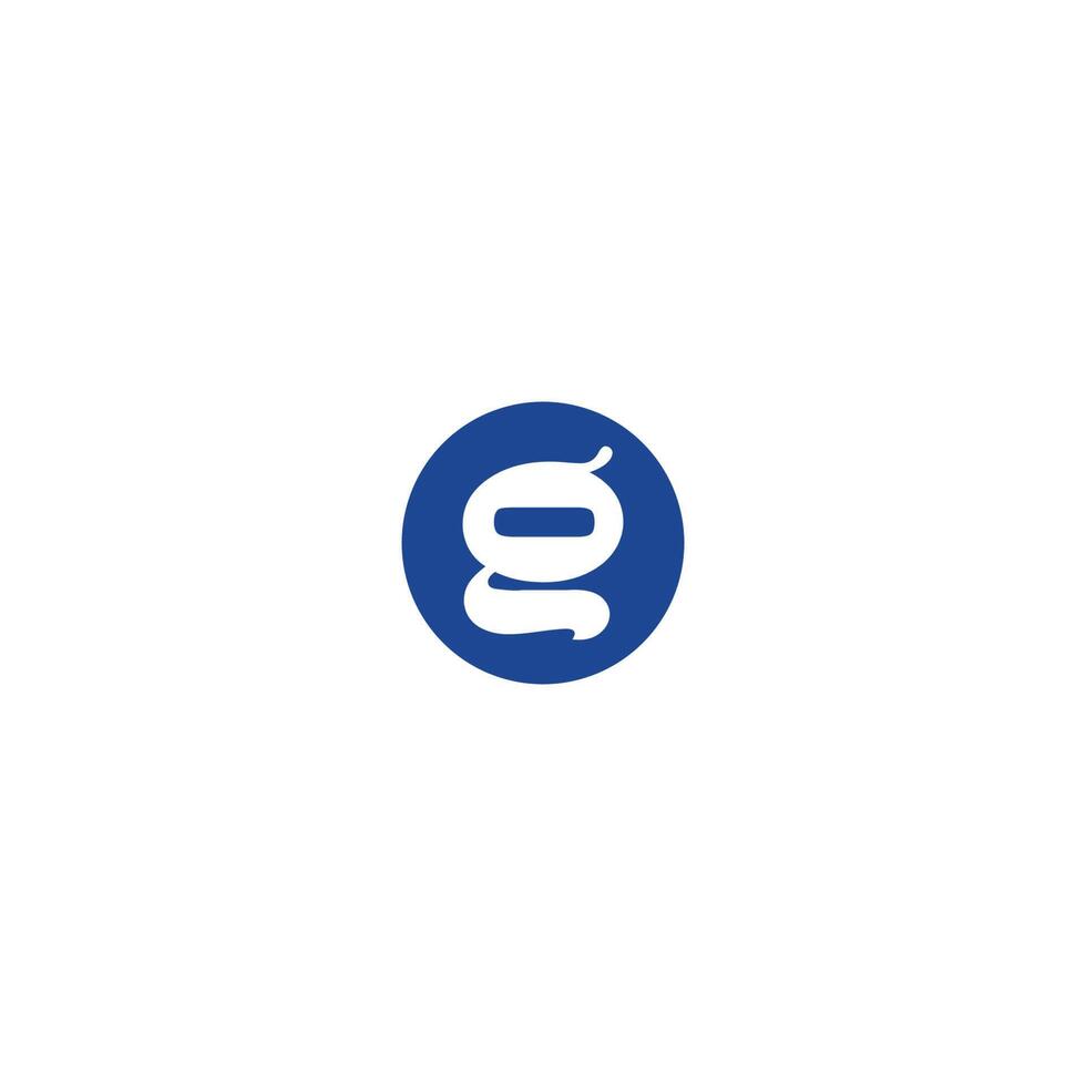 icono del logotipo de la letra g, concepto de redes sociales vector