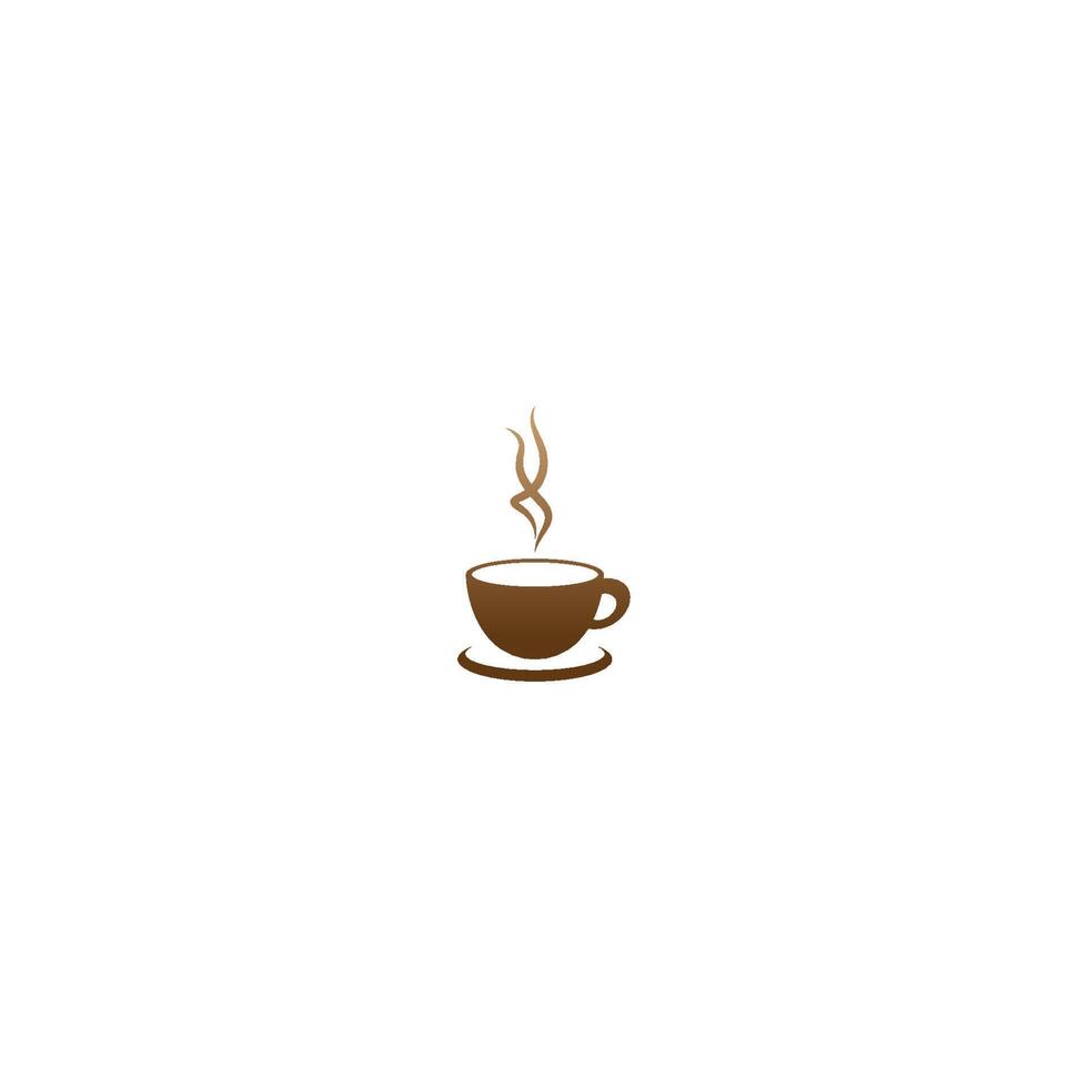 café taza logo vector cafe icono