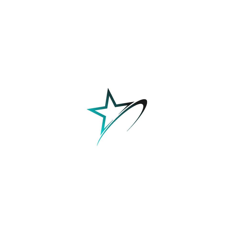 icono de vector de plantilla de logotipo de estrella