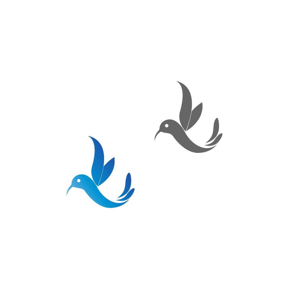 Hummingbird logo icon creative design vector