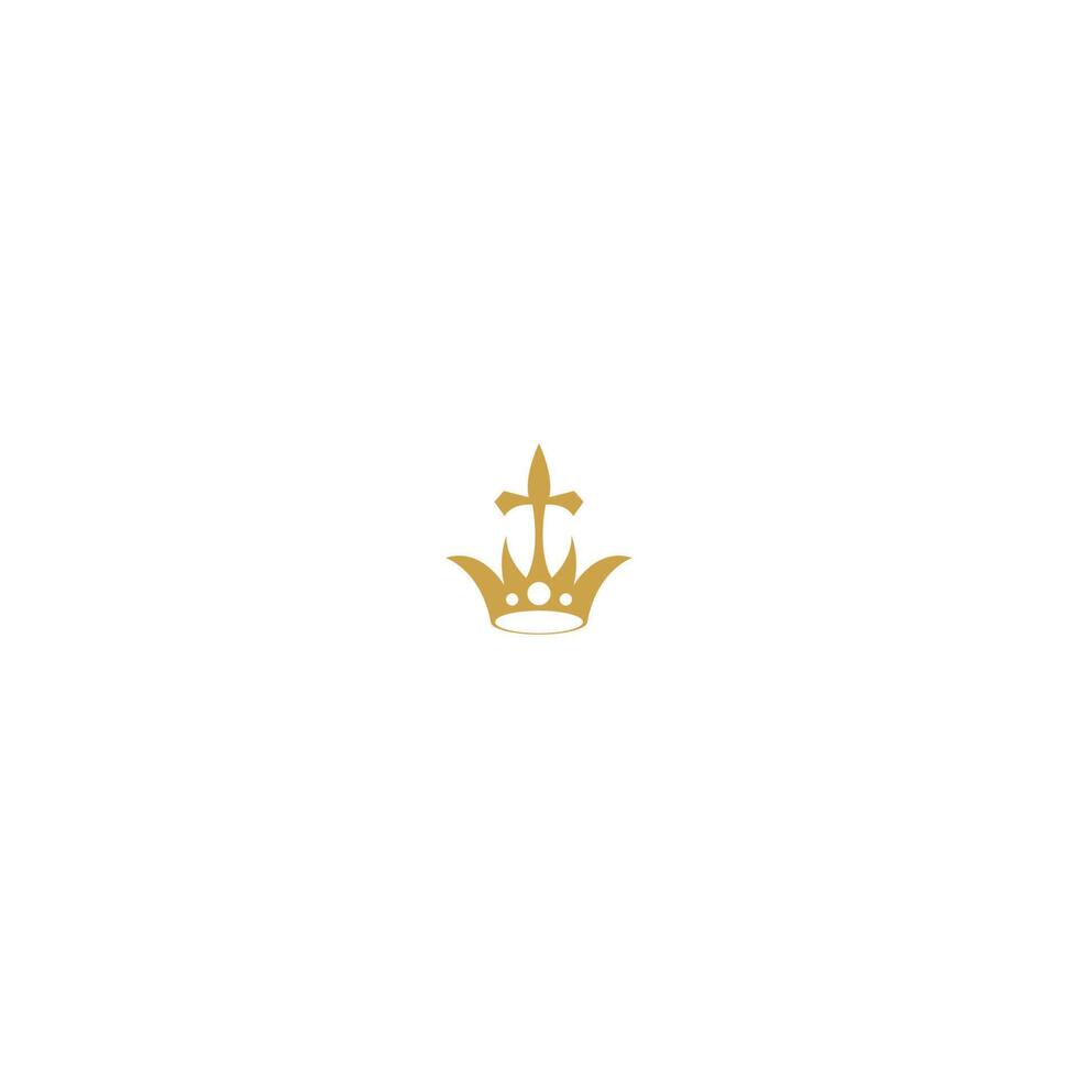 Crown Concept Logo icon Design vector