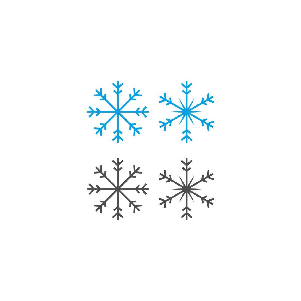 Christmas ornaments shaped like snowflakes icon vector