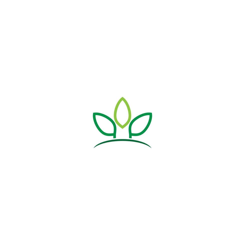 leaf icon logo vector