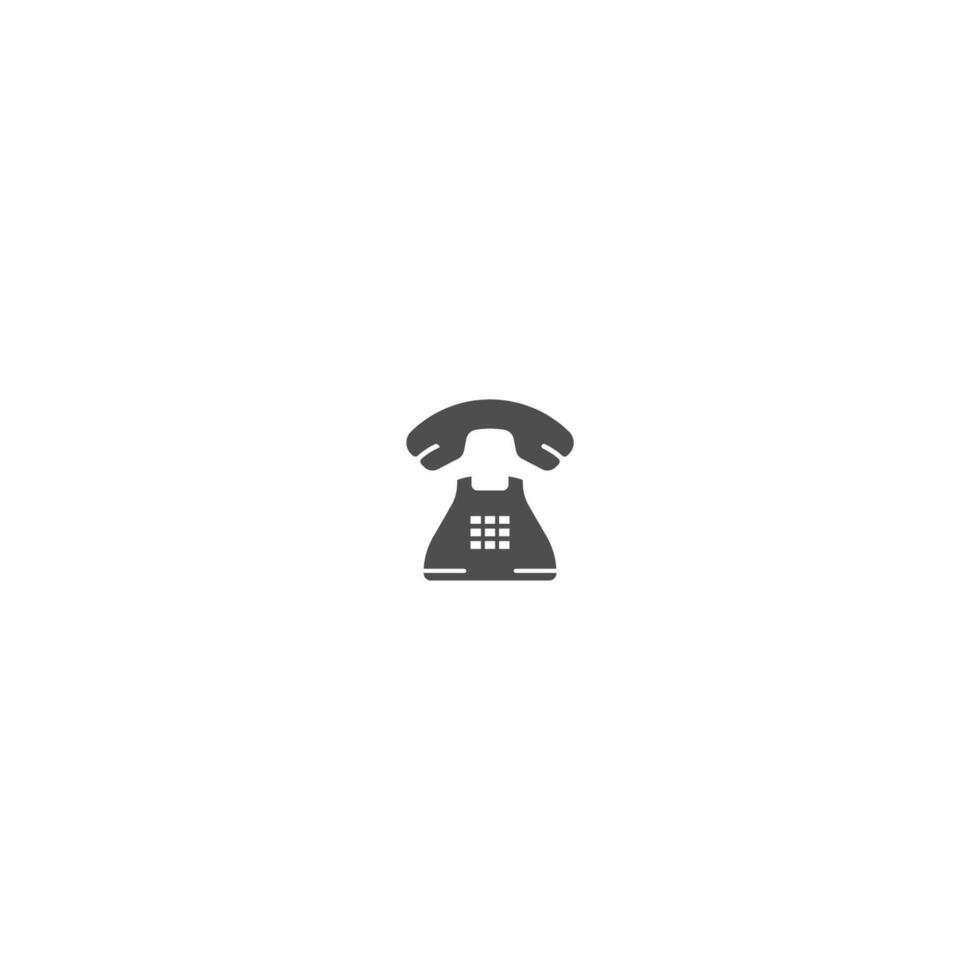 Phone icon logo template vector