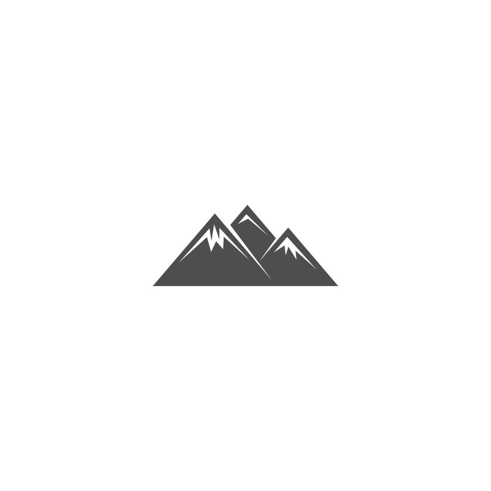 Mountain icon logo vector