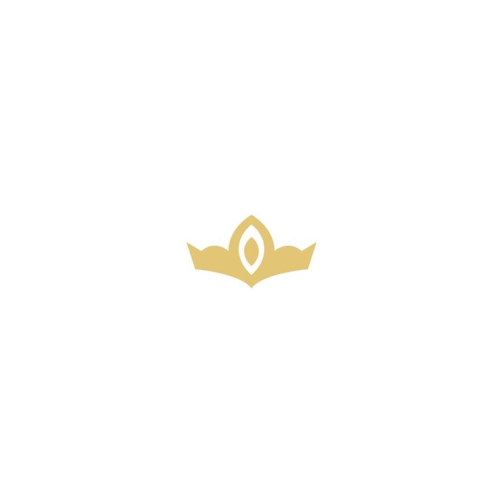 Crown Concept Logo icon Design vector