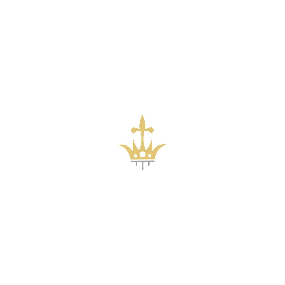 Crown Concept Logo icon Design vector