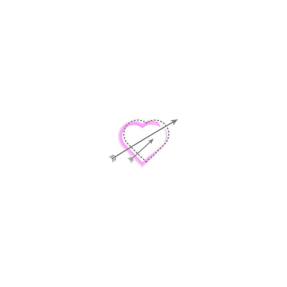 plantilla de icono de logotipo de amor vector