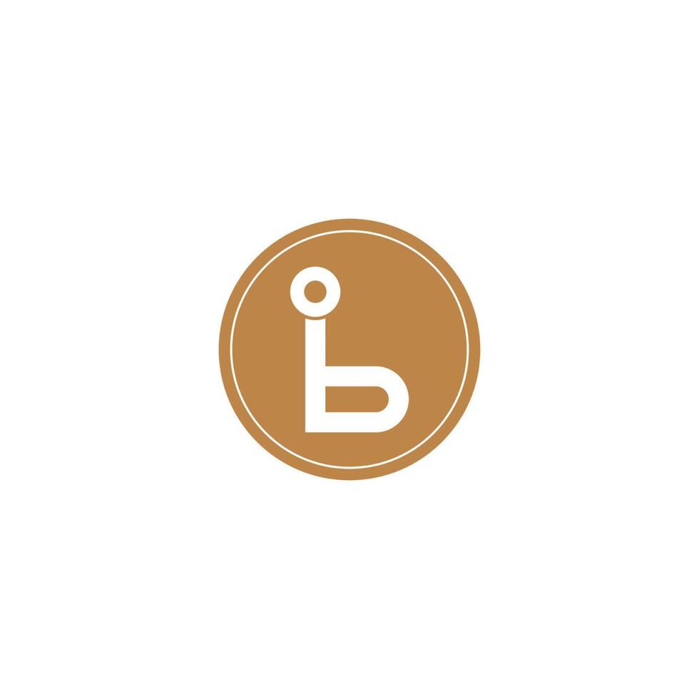 Letter B Crypto coin icon design concept vector