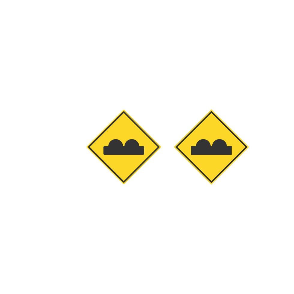 diseño de icono de señales de señal de tráfico vector