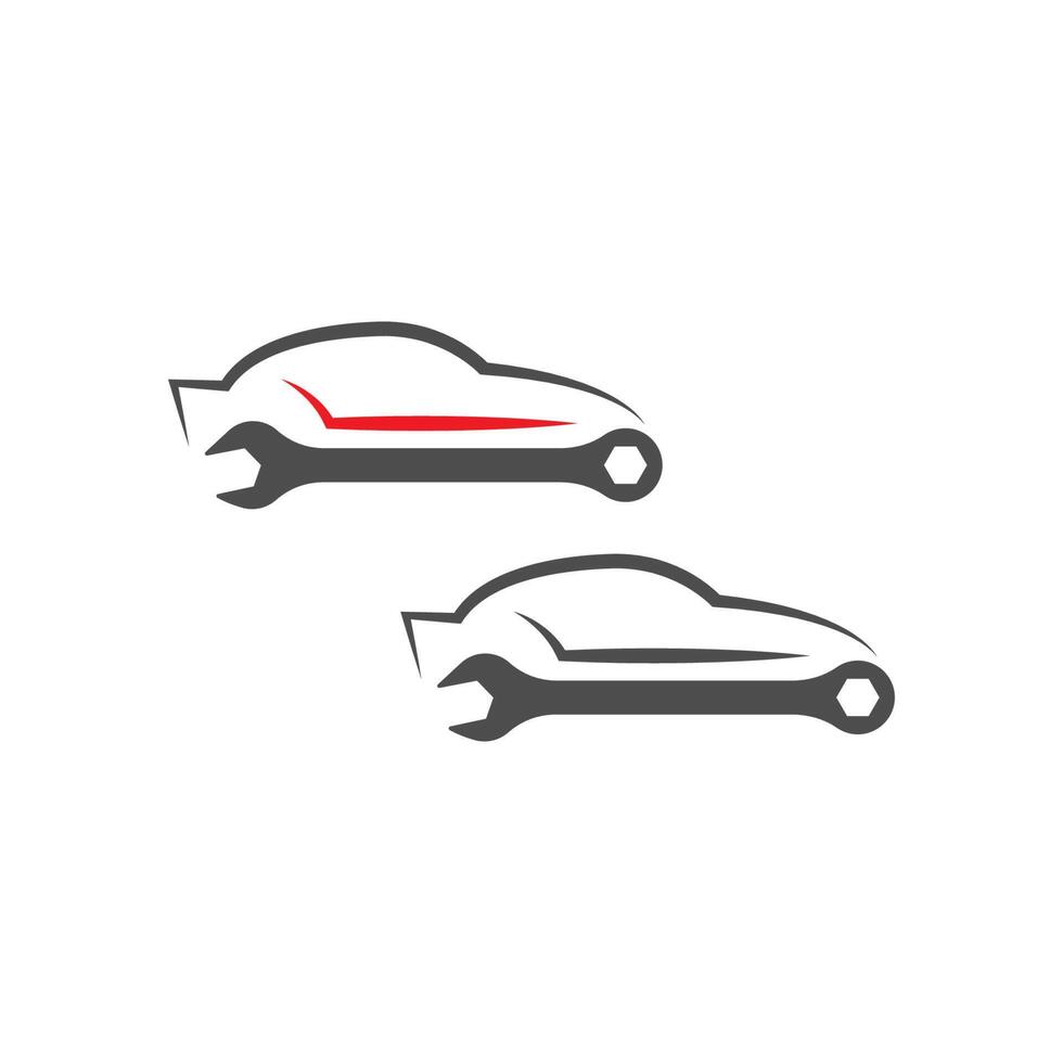 vector de logotipo de ilustración de coche automático