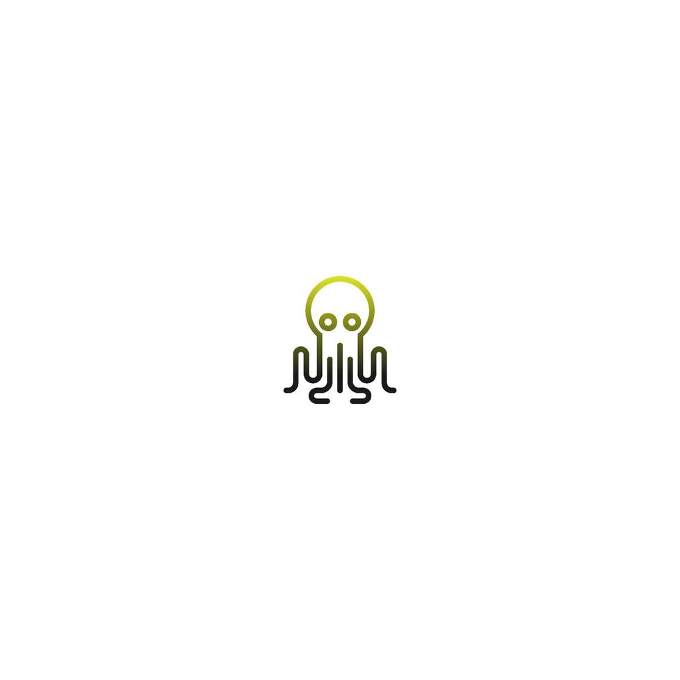 Octopus logo icon vector
