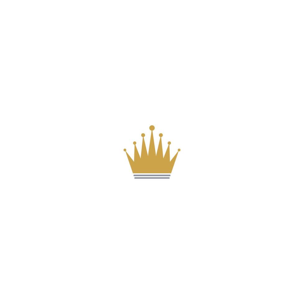 Crown concept logo icon design vector