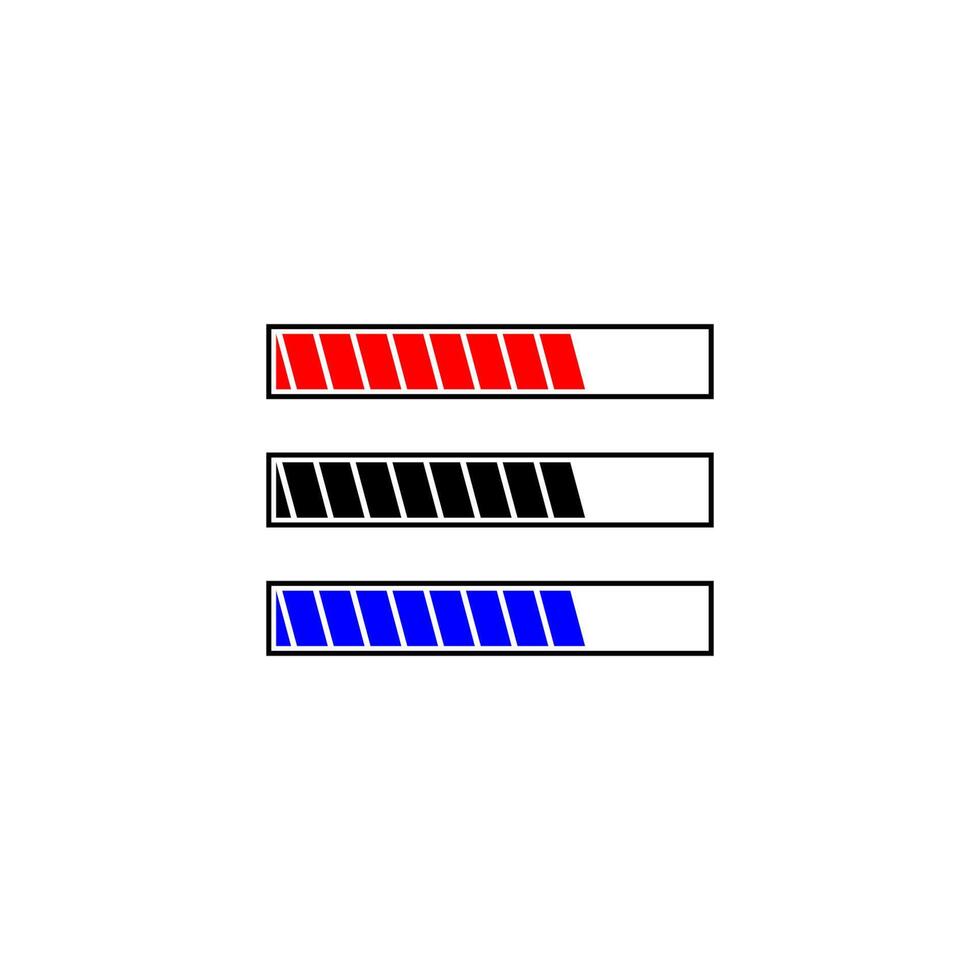 loading process logo set icon vector