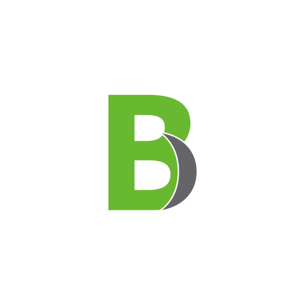Letter B logo icon design concept vector