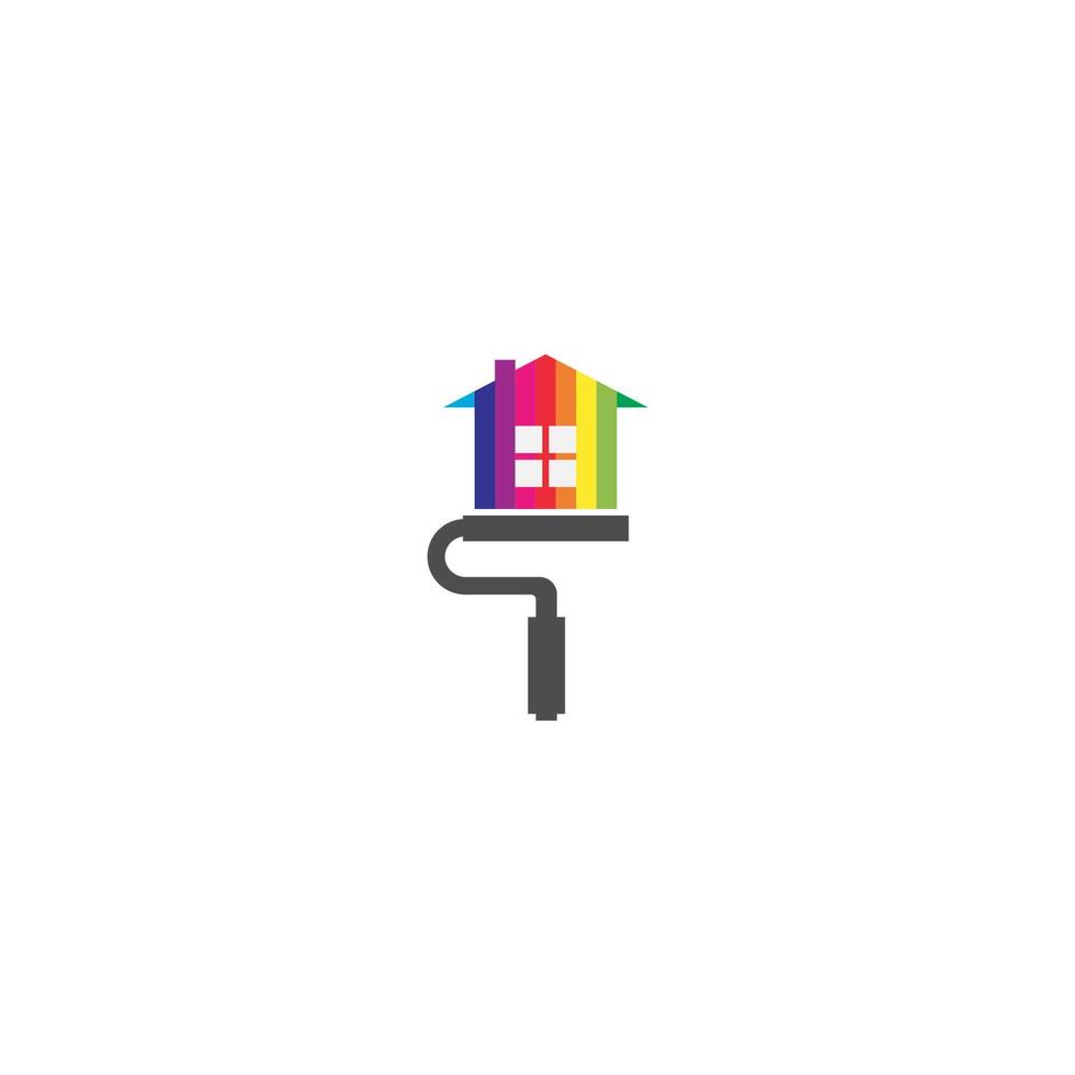 House paint logo vector