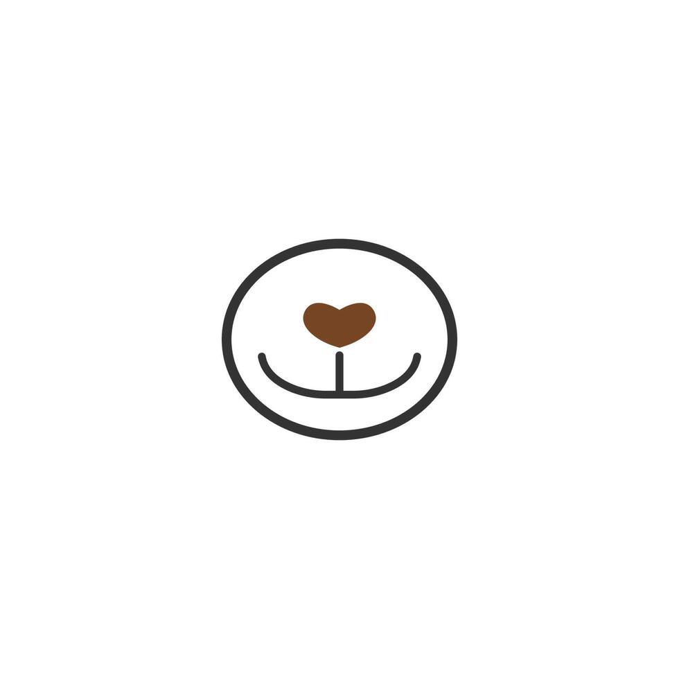 Animal face design icon vector