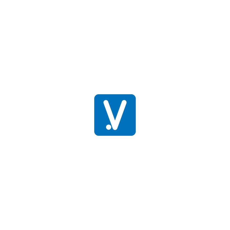 Letter V logo design concept vector