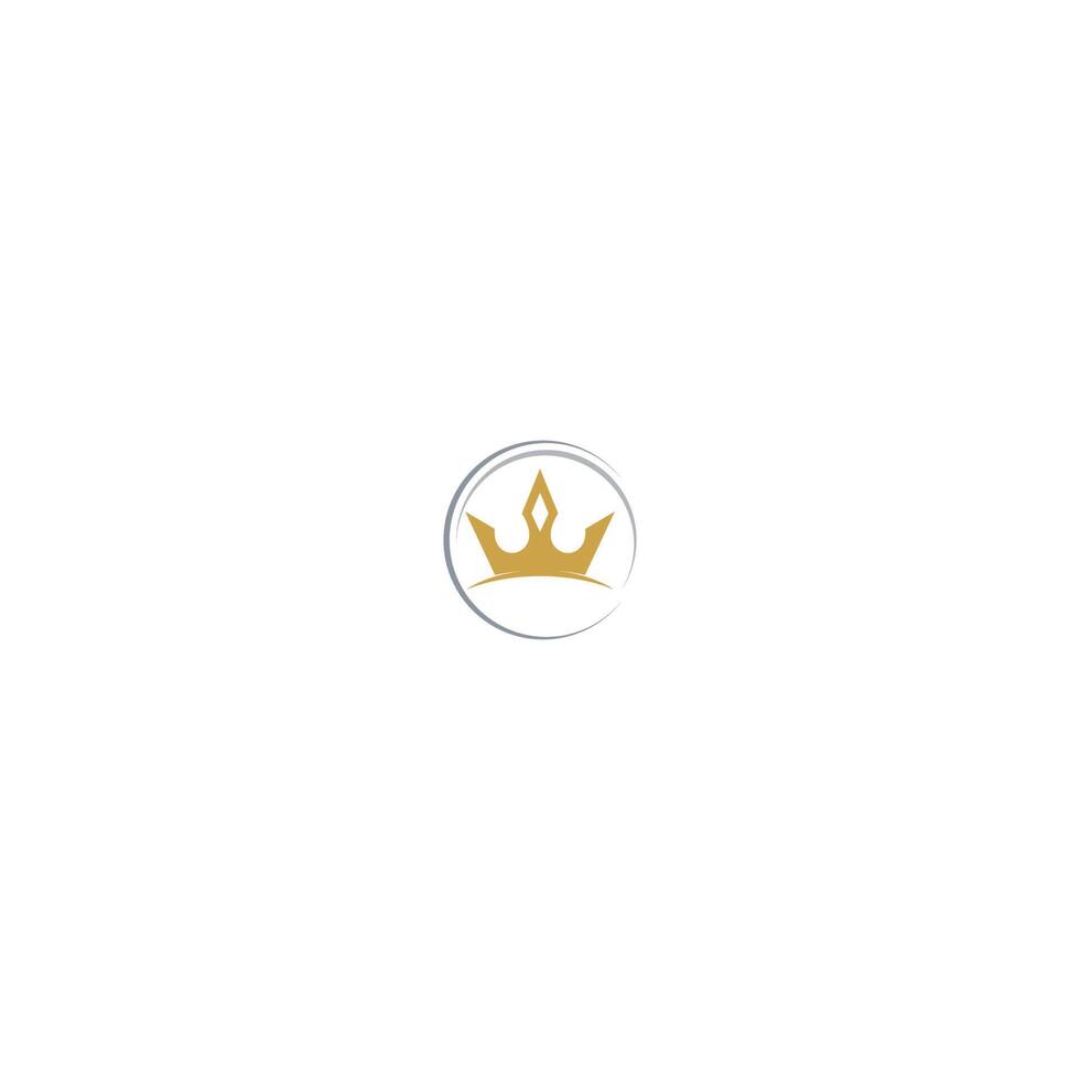 Crown concept logo icon design vector