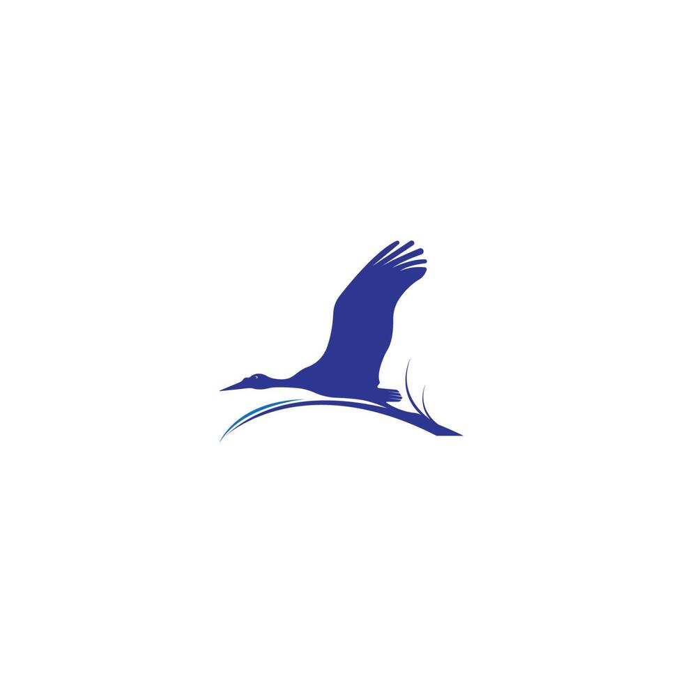 Bird logo icon vector