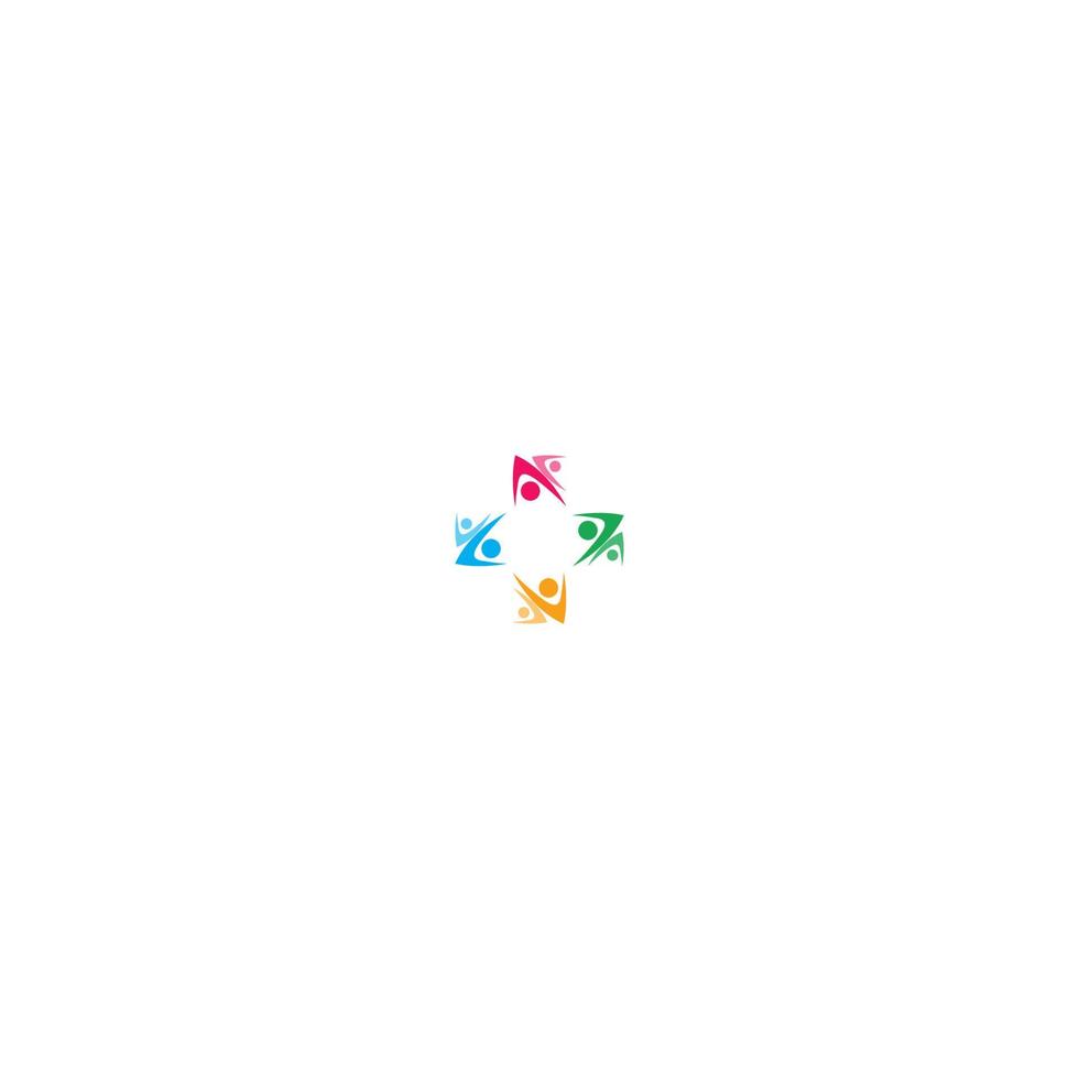 Community group, People group, Care logo icon vector