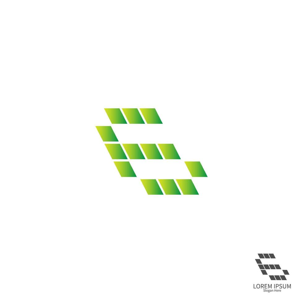 Number 6  square logo icon concept design vector