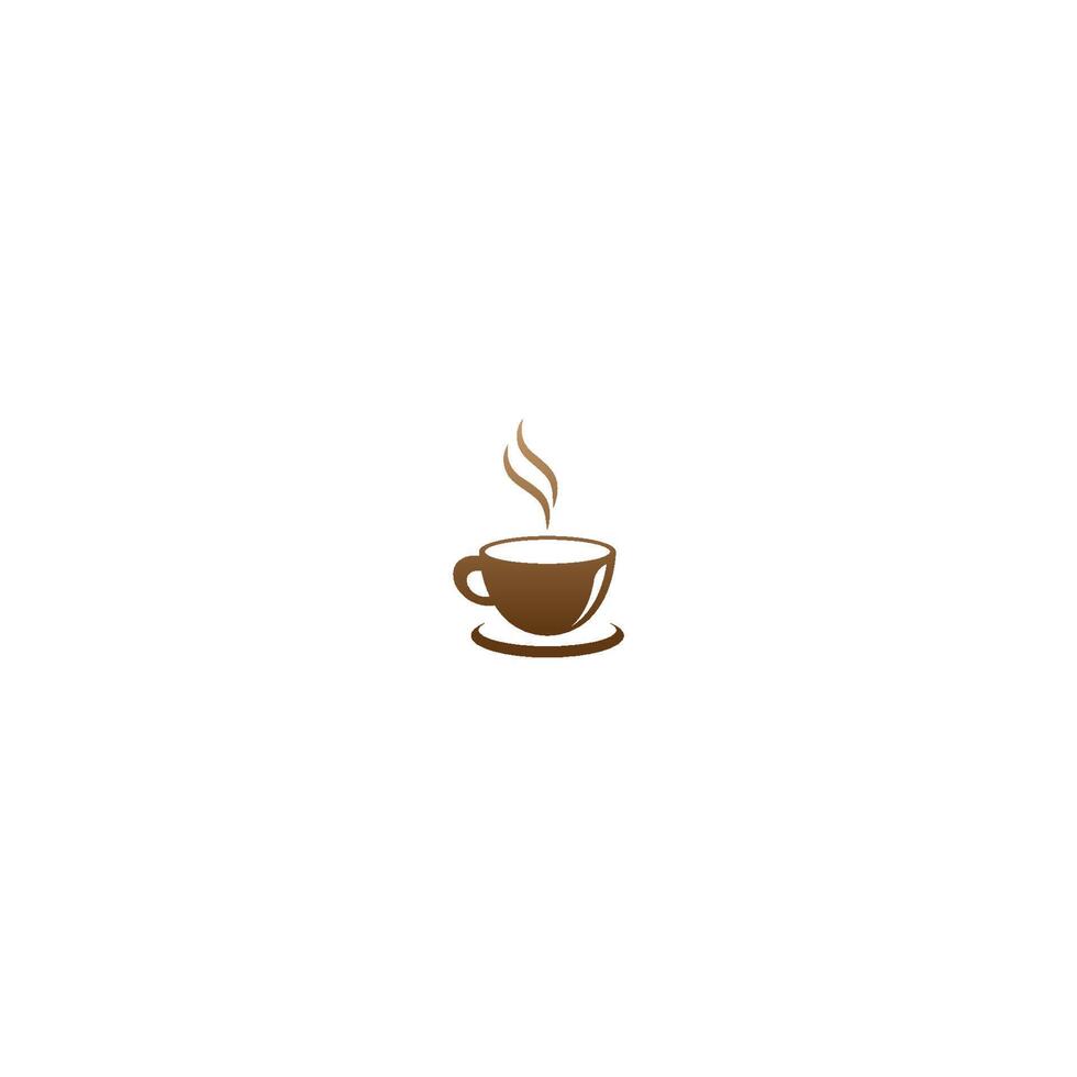 café taza logo vector cafe icono