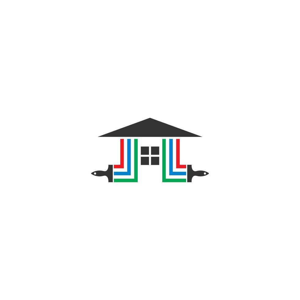 House paint logo vector