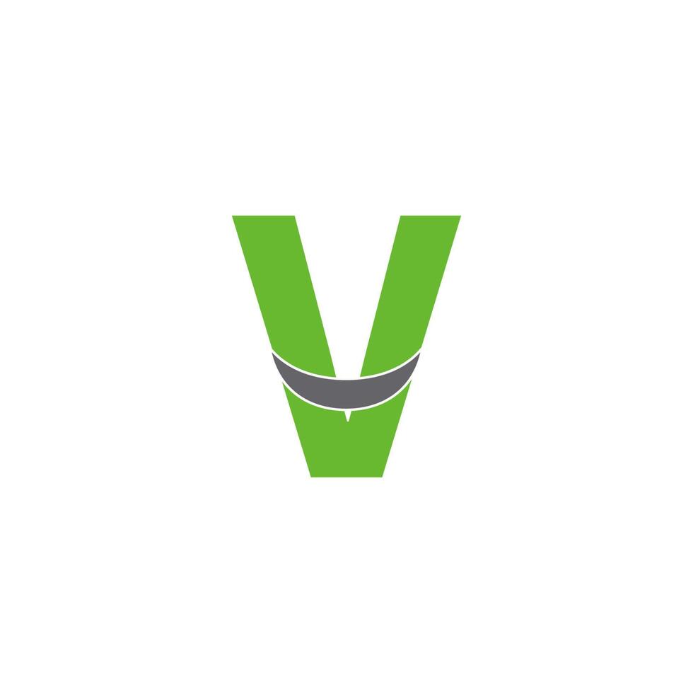 Letter V logo icon design concept vector