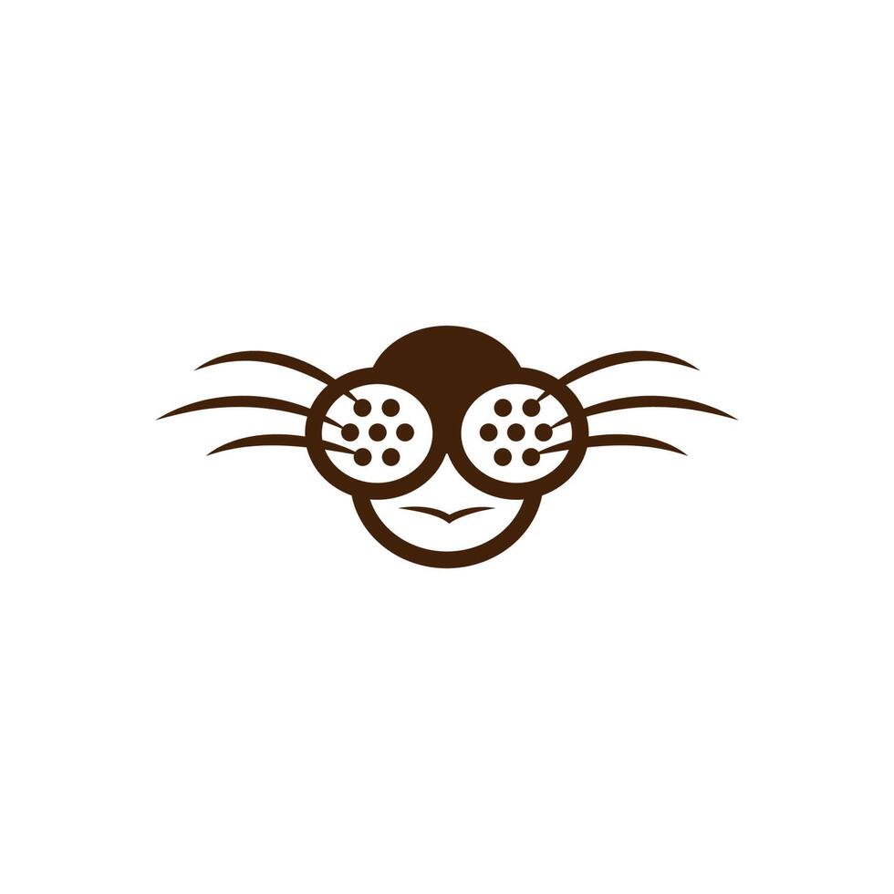 Animal face design icon vector