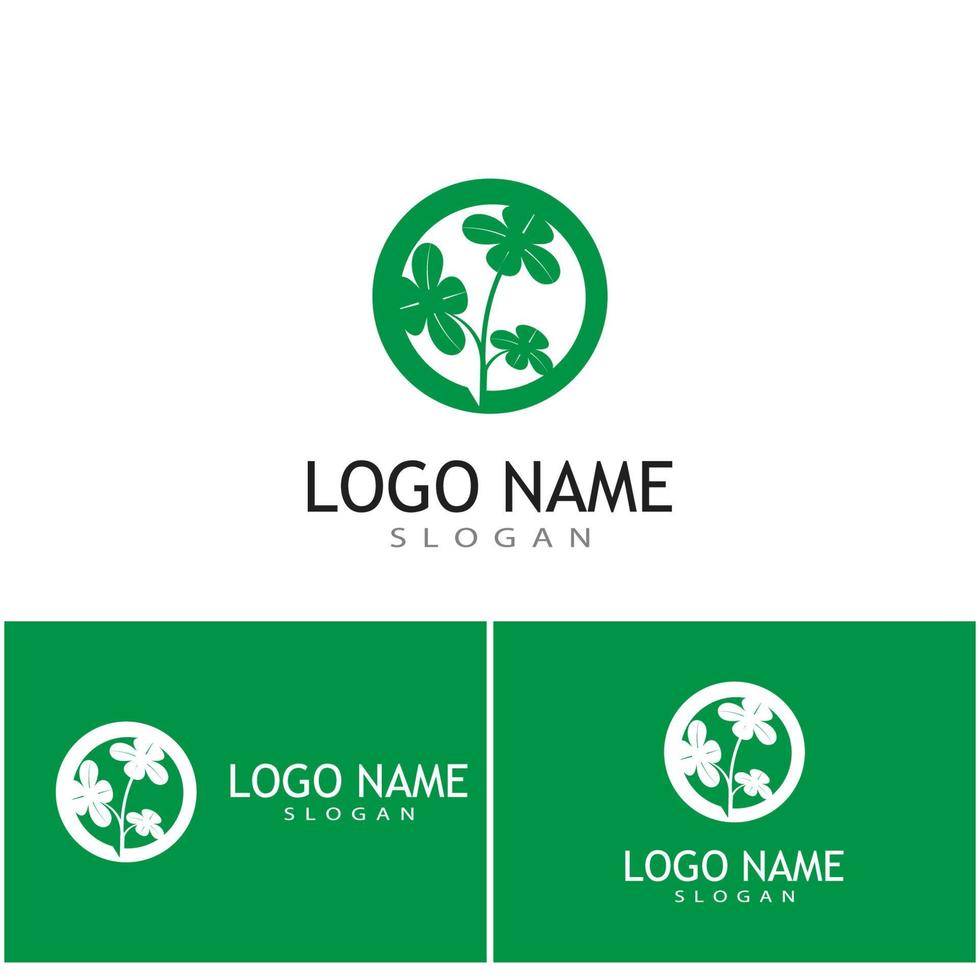 Clover Logo Template vector symbol nature