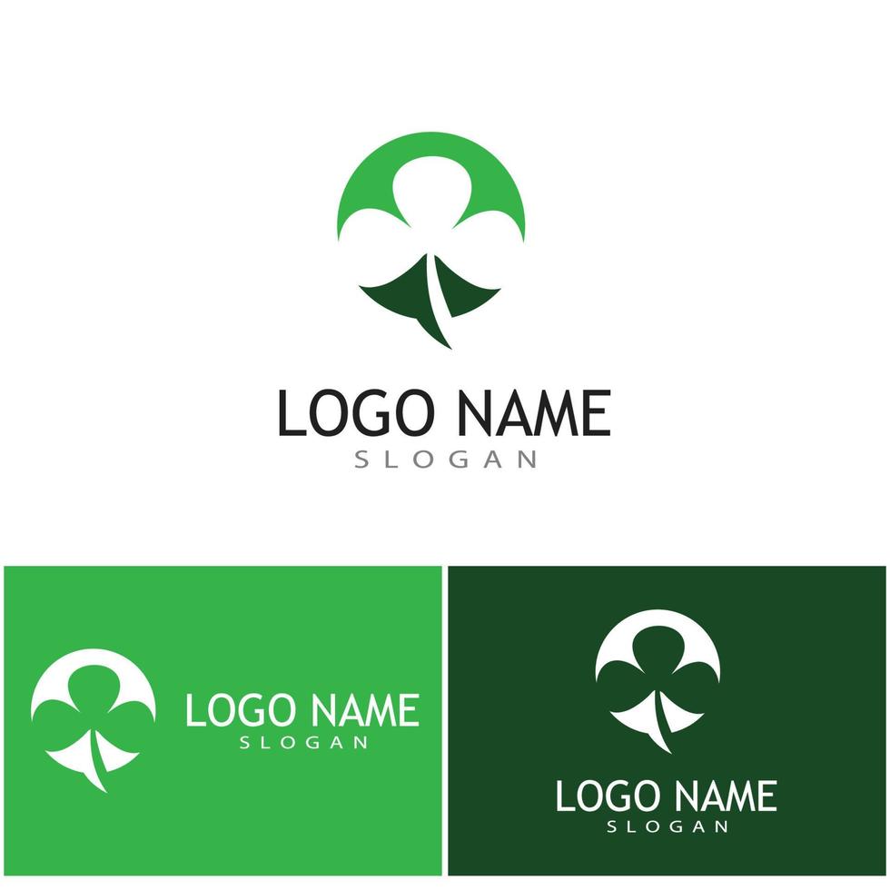 Clover Logo Template vector symbol nature