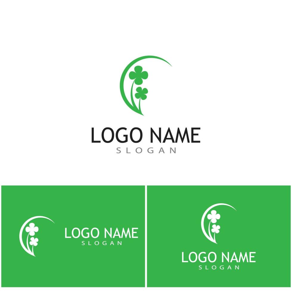 Clover Logo Template vector symbol nature