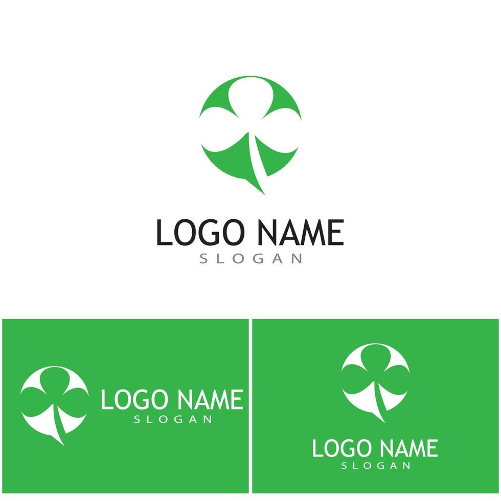 Clover Logo Template vector symbol nature