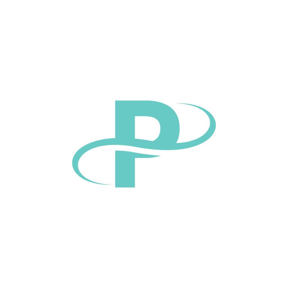 Letter P logo icon design vector
