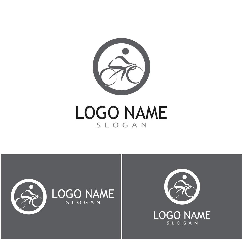 Cycling Logo Template vector symbol nature