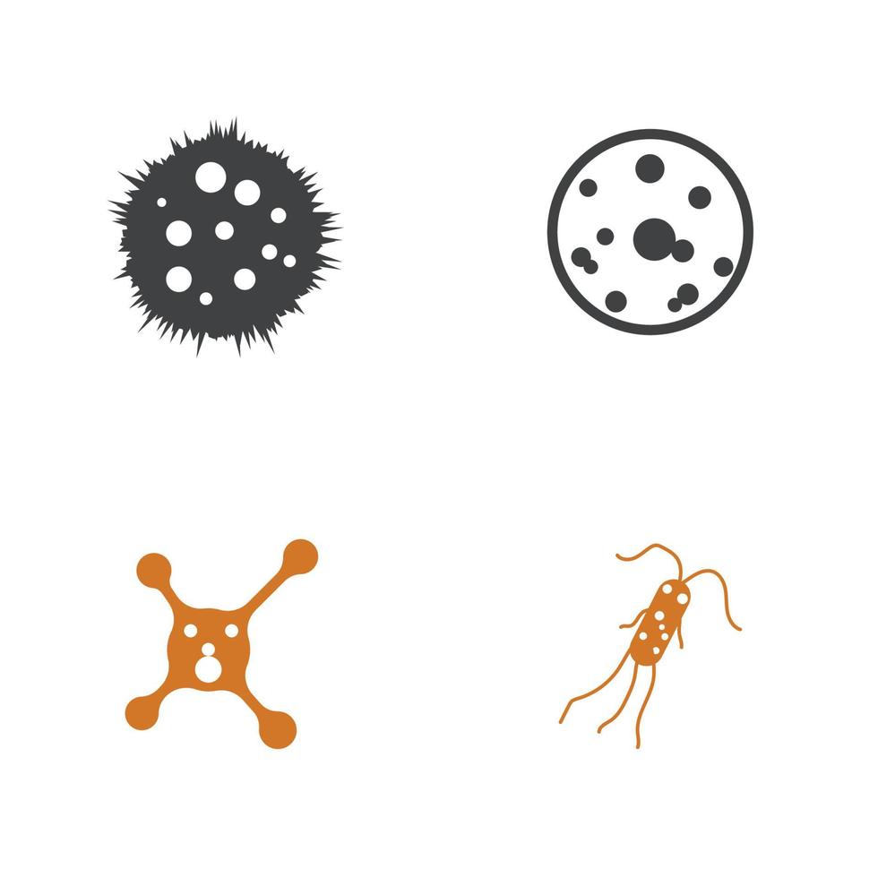 Bacterial Logo Template vector symbol nature