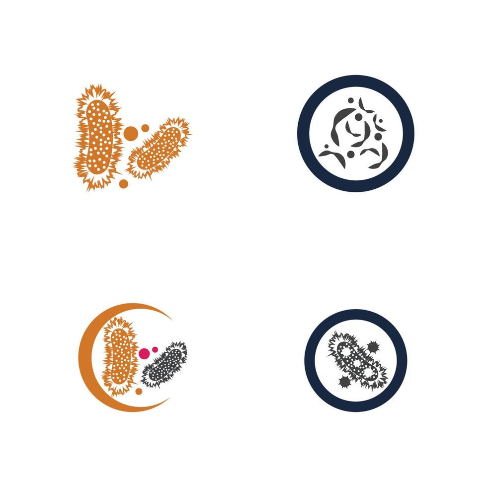 Bacterial Logo Template vector symbol nature