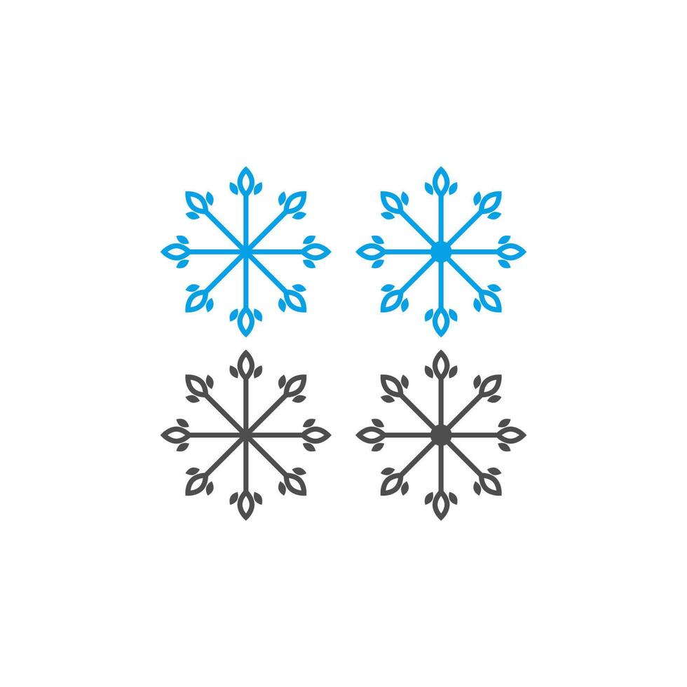 Christmas ornaments shaped like snowflakes icon vector