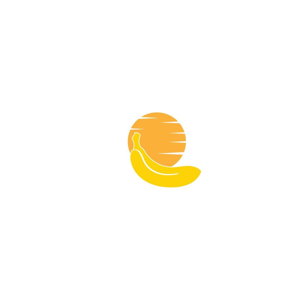 logotipos de iconos de plátano vector
