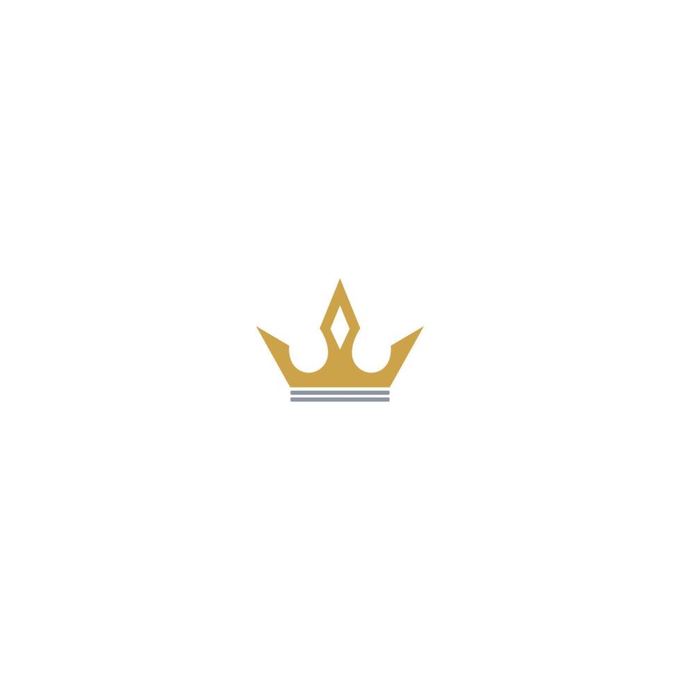 Crown concept logo icon design vector