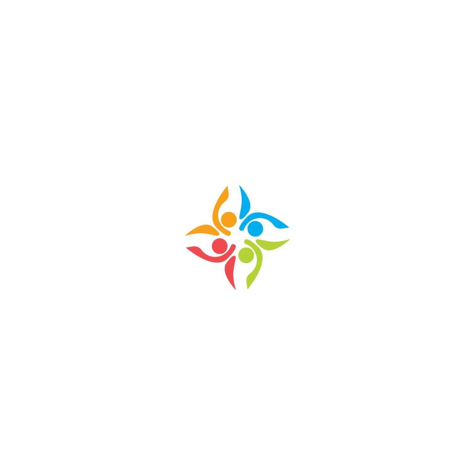 Community group, People group, Care logo icon vector