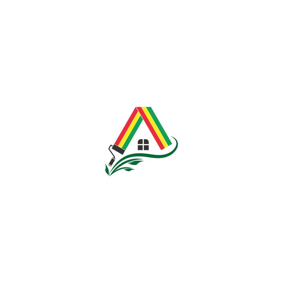 paint House logo business vector