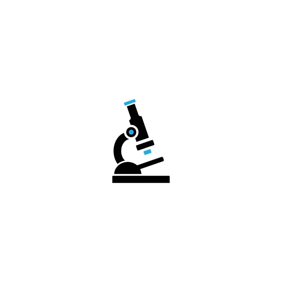 Microscope icon design vector