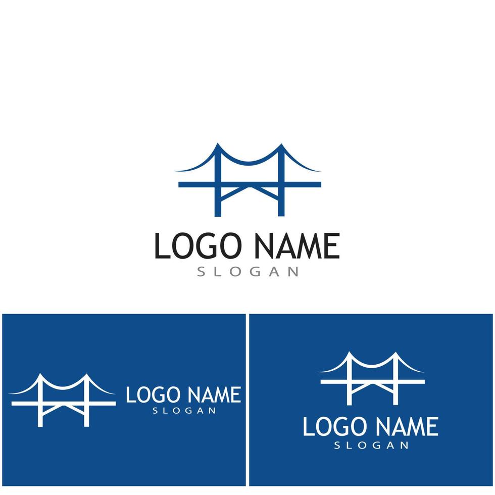 Bridge Logo Template vector icon illustration design