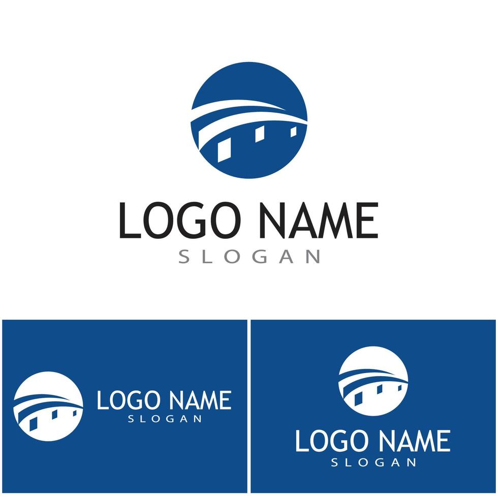 Bridge Logo Template vector icon illustration design