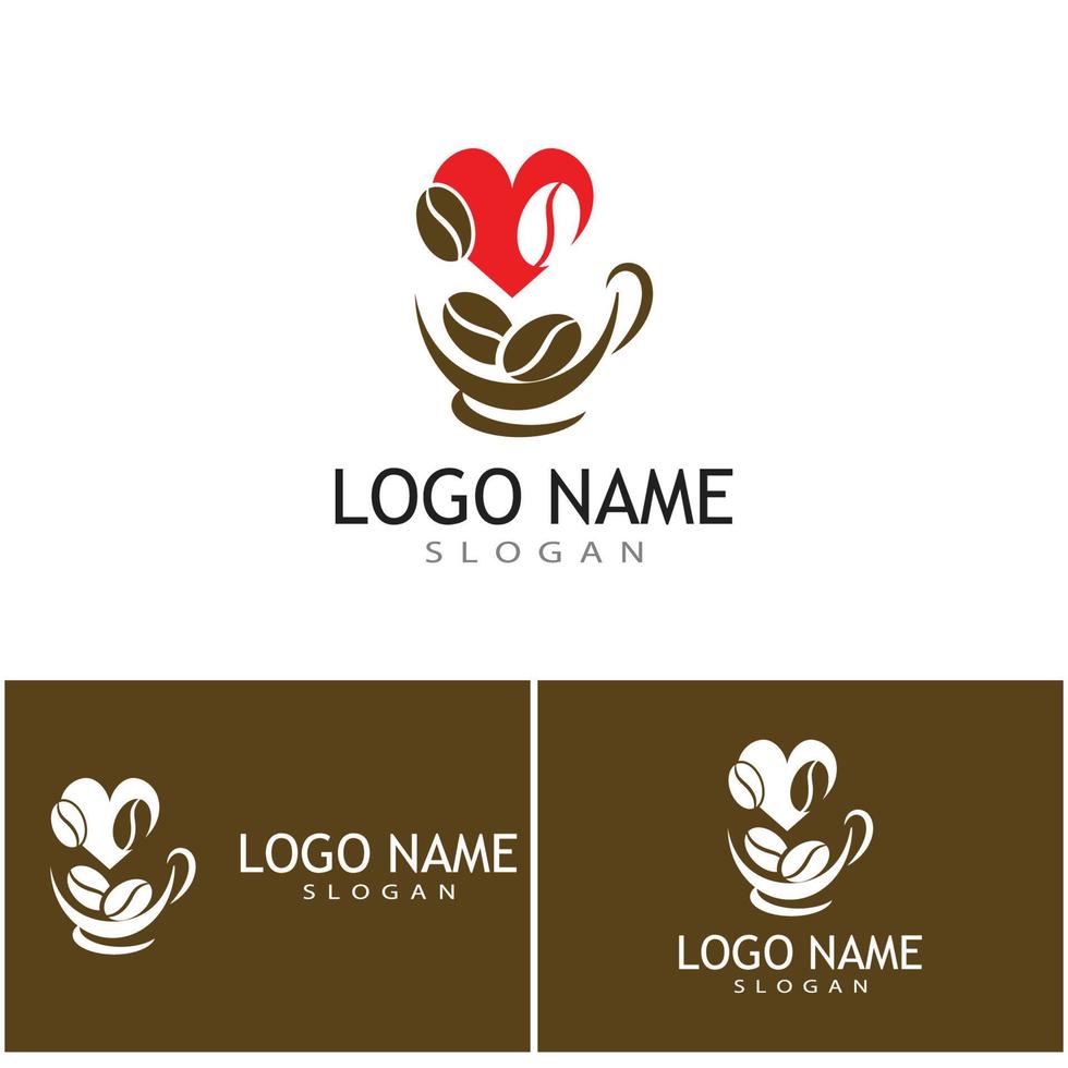 Coffee cup Logo Template vector icon design
