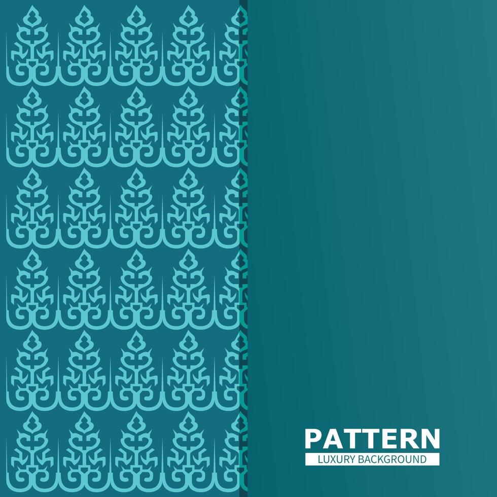 Pattern ornament batik melayu vector illustration