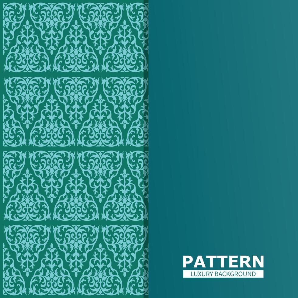 patrón ornamento batik melayu ilustración vectorial vector