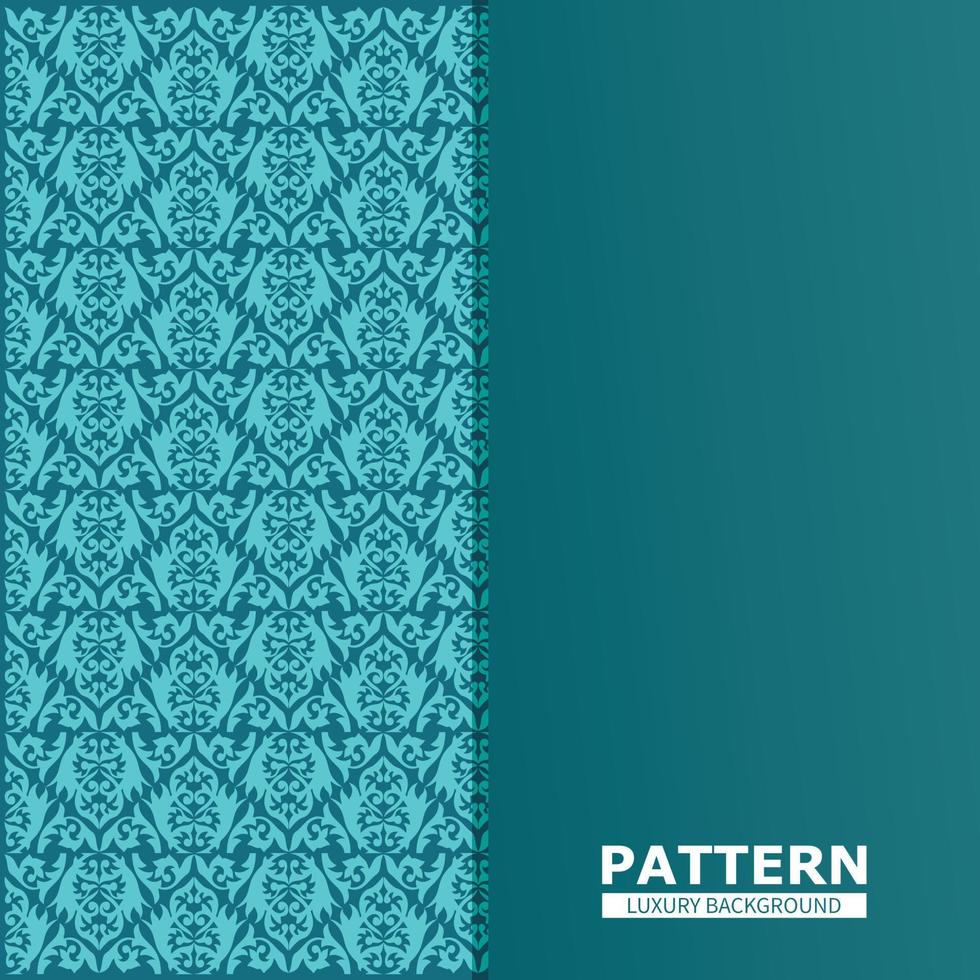Vector illustration of decorative floral pattern ornament